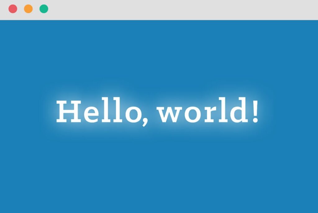 Gambar Hello World Hai Ini Adalah Postingan Pertama RM Digital