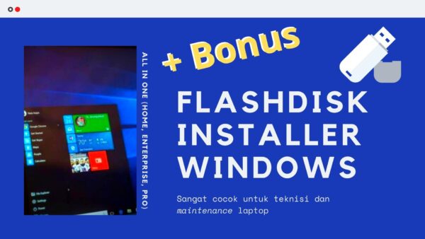 Gambar Produk USB Flashdisk Flash Drive FD Windows 10 8.1 8 Dan 7 All In One Installer 32 64 Bit Plus Microsoft Office